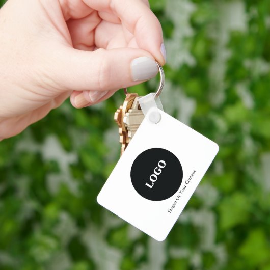 ビジネスカスタムロゴ – ロゴの追加(&S) キーホルダー (手)