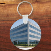 ビジネスカスタムロゴ – 写真の追加 キーホルダー (裏面)