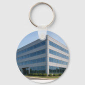 ビジネスカスタムロゴ – 写真の追加 キーホルダー (裏面)