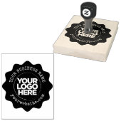 ビジネスカスタムロゴ（大） ラバースタンプ (押印)