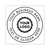 ビジネスカスタムロゴ(大) ラバースタンプ (インプリント)