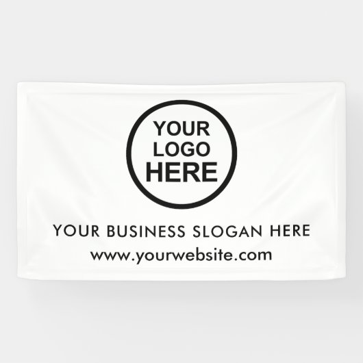 ビジネスカスタムロゴ 横断幕 (横)