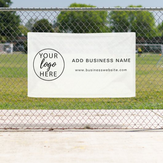 ビジネスカスタムロゴ 横断幕 (インサイチュ)