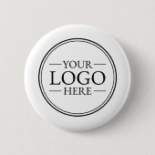 ビジネスカスタムロゴ 缶バッジ (正面)