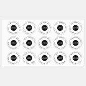 ビジネスカスタムロゴ | 30防水シール ラベル (シート)