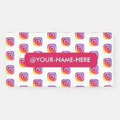 ビジネスカスタムロゴinstagram背景シンプル 横断幕 (横)