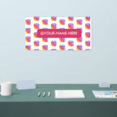 ビジネスカスタムロゴinstagram背景シンプル 横断幕 (トレードショー)