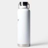 ビジネスカスタムロゴQRコードWebサイトプロフェッショナル ウォーターボトル (背面)