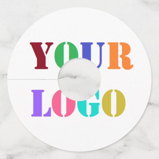 ビジネスカスタムワイングラスラベル ワイングラスタグ (正面)