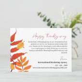 ビジネスカスタム企業クライアントへの感謝の気持ち シーズンカード (スタンド正面)