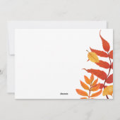 ビジネスカスタム企業クライアントへの感謝の気持ち シーズンカード (裏面)