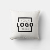 ビジネスカスタム会社のロゴのプロモーションブランド クッション (正面)