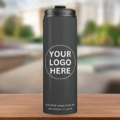 ビジネスカスタム会社のロゴグレイを企業の タンブラー