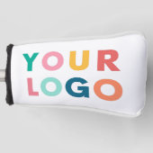 ビジネスカスタム会社のロゴブランドのプロモーション ゴルフヘッドカバー (正面)