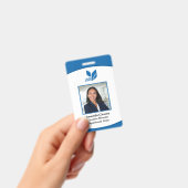 ビジネスカスタム従業員の写真 バッジ (手持ち)