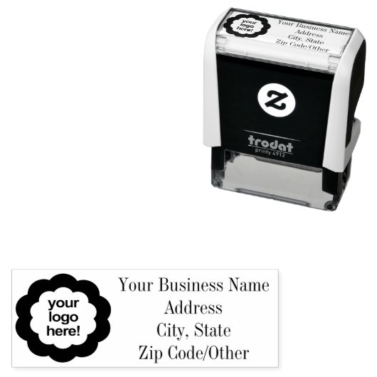 ビジネスカスタム目的に合わせたロゴのア数々のドレス セルフインキングスタンプ (インサイチュ)
