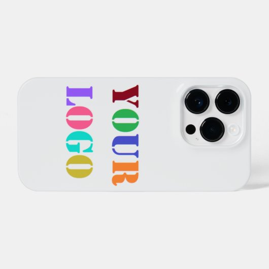 ビジネスカスタムiPhoneケースの会社ロゴ iPhoneケース (裏面横)