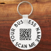 ビジネスカスタムQRコードのプロモーション キーホルダー (正面)