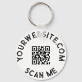 ビジネスカスタムQRコードのプロモーション キーホルダー (裏面)
