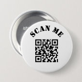 ビジネスカスタムQRコードのプロモーション 缶バッジ (正面&裏面)