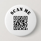 ビジネスカスタムQRコードのプロモーション 缶バッジ (正面)