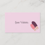 ビジネスカッコいいカードの処理 名刺 (裏面)