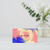 ビジネスカラフルカードの汚し 名刺 (スタンド正面)