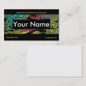 ビジネスカラフルカードテンプレート 名刺 (正面/裏面)