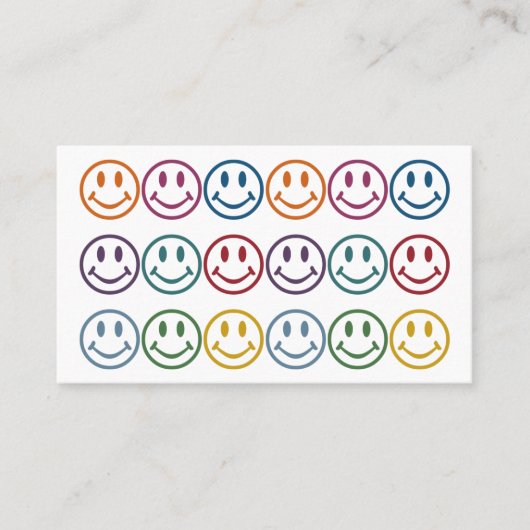 ビジネスカラフルカード 名刺 (正面)