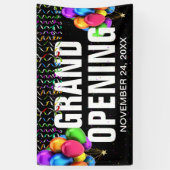 ビジネスカラフルグランドオープン 横断幕 (縦)