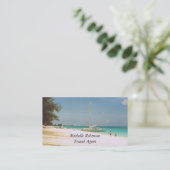 ビジネスカリブのカード 名刺 (スタンド正面)