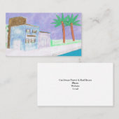 ビジネスカリブのカード 名刺 (正面/裏面)