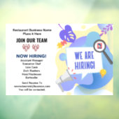 ビジネスカンパニー　今すぐ採用中　私たちのチームに参加しよう ウィンドウサイン (シート3)