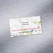 ビジネスカードのクラシックを4つに マグネット名刺 (インサイチュ)