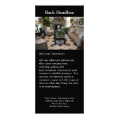 ビジネスカードまたはホテルラックカード ラックカード (裏面)