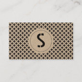 ビジネスカードクラフトラティスカスタムテンプレートモダン 名刺 (裏面)