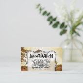 ビジネスカードサンセットバーンカントリーフィールドヘ素朴イ 名刺 (スタンド正面)