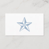 ビジネスカードシーホース海ビーチウォーターバケーション 名刺 (裏面)