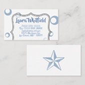 ビジネスカードシーホース海ビーチウォーターバケーション 名刺 (正面/裏面)