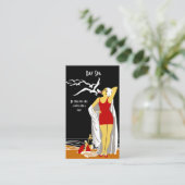 ビジネスカードデイスパ美しいサロンディバレトロ2 名刺 (スタンド正面)