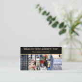 ビジネスカードニューヨークシティ実在NYCエステートレント 名刺 (スタンド正面)