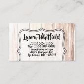 ビジネスカードブーツカントリー素朴ウェスタン衣服Ba 名刺 (正面)