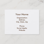 ビジネスカードホームスイートモーターホーム 名刺 (裏面)