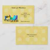 ビジネスカード子供の心配のデイケア 名刺 (正面/裏面)