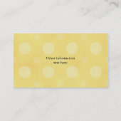 ビジネスカード子供の心配のデイケア 名刺 (裏面)