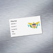 ビジネスカード島旗ヴァージン磁石 マグネット名刺 (インサイチュ)