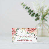 ビジネスカード幾何学園バラアネモン素朴 名刺 (スタンド正面)