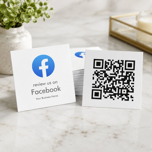 ビジネスカード | Facebook QRコードレビュー依頼