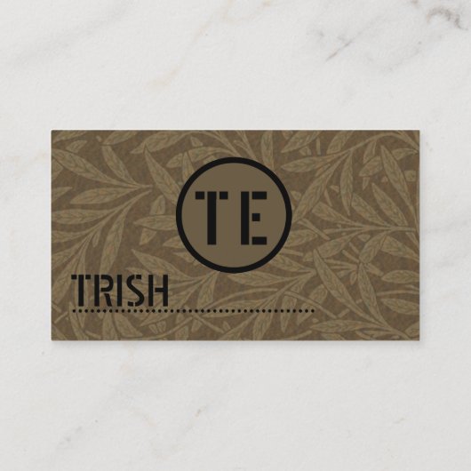 ビジネスカ自然ードクラフトカスタムテンプレートモダン 名刺 (裏面)