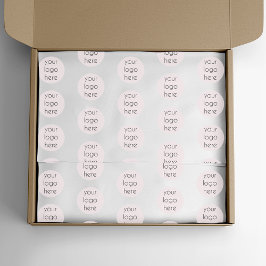 ビジネスガーリーロゴのパッケージブランド企業の 薄葉紙